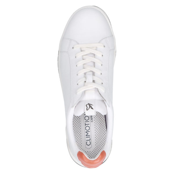 Γυναικεία Sneakers Caprice 9-23717-28-156 Λευκό-Πορτοκαλί (2)