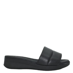 Δερμάτινες γυναικείες πλατφόρμες oh my sandals 4989 Μαύρο