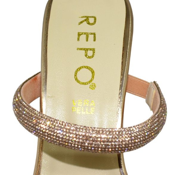 Γυναικεία Πέδιλα Repo 43501 ροζ χρυσό